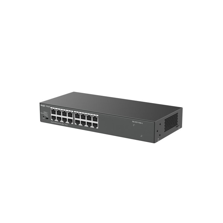 Switch No Gestionable Ruijie Rg-es116g-l 16xrj45 10 100 1000mbps Metalico Sobremesa   Rack