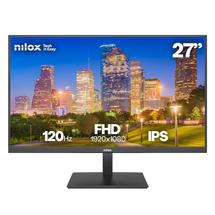 Monitor 27" Dp Hdmi Nilox Nxm27fhd1204 Fhd 120hz 4ms 250cd m² Vesa 100x100