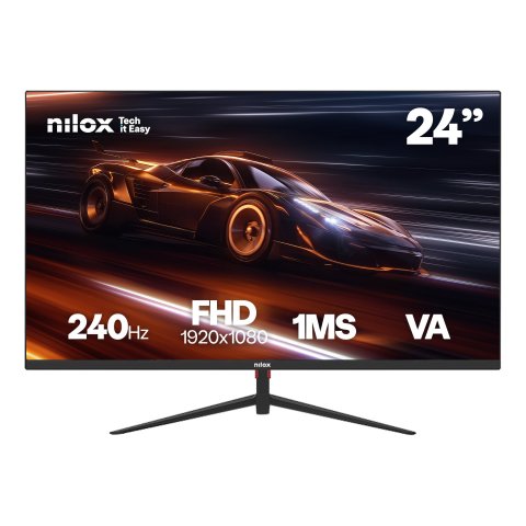 Monitor 24" Dp Hdmi Nilox Nxm24fhd2401 Fhd 240hz 1ms 250cd m² Vesa 100x100