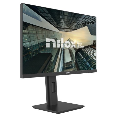 Monitor 24" Usb-c Dp Hdmi Nilox Nxm24reg12065 Fhd 120hz 4ms 250cd m² Usb-c 65w Vesa 100x100 Regulable Y Giratorio