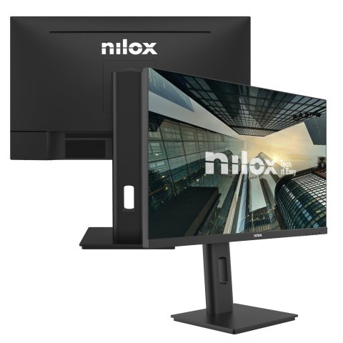 Monitor 27" Usb-c Dp Hdmi Nilox Nxm27reg12065 Fhd 120hz 4ms 250cd m² Usb-c 65w Vesa 100x100 Regulable Y Giratorio