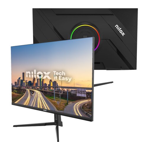 Monitor 32" Hdmi Dp Nilox Nxm322k1001 Qhd Ips 2k 120hz 4ms 250cd m² Vesa 100x100 Negro