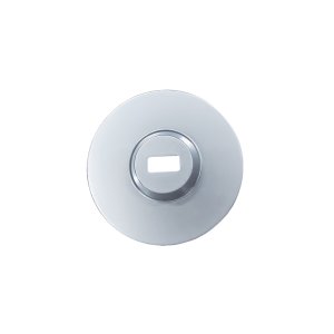 Placa De Seguridad Adhesiva 3m Conceptronic Lba02 Con Ranura Para Cable De Seguridad (3x7mm) Plata