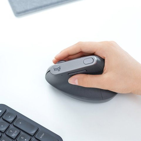 Mouse Logitech Wireless Ergo Mx Vertical Advanced Ergonomical Mouse Graphite 910-005448      