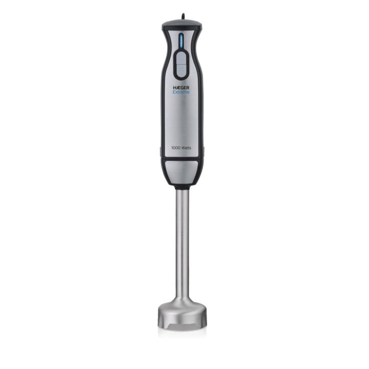 Batidora De Mano Haeger Extreme 1000w Pie De Acero Inoxidable Eje Desmontable 