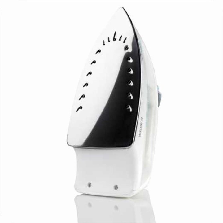 Plancha De Vapor Haeger Ocean Brust 2000w Suela Inox Capacidad 170ml Regulable Planchado Vertical Blanco