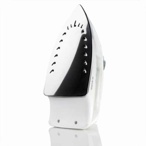 Plancha De Vapor Haeger Ocean Brust 2000w Suela Inox Capacidad 170ml Regulable Planchado Vertical Blanco