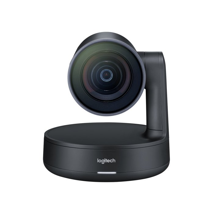 Camara Logitech Phone Rally Plus Kit De Videoconferencia 4k Altavoces Omnidireccional Color Negro