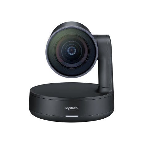 Camara Logitech Phone Rally Plus Kit De Videoconferencia 4k Altavoces Omnidireccional Color Negro
