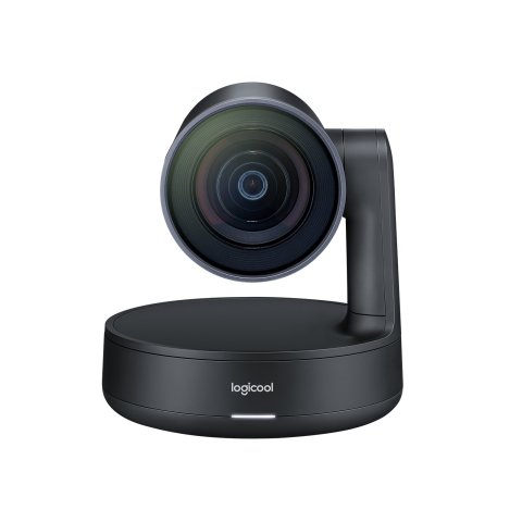 Camara Logitech Phone Rally Plus Kit De Videoconferencia 4k Altavoces Omnidireccional Color Negro