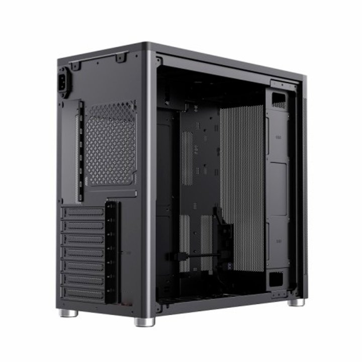 Caja Atx Semitorre Coolbox Atx Mesh Mp1 Gpu Max. 355mm Usb-c Color Negro