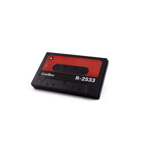 Caja Externa 2.5" Usb 3.0 Coolbox Retro 2533-r Para Hd Hasta 9,5mm Sata Usb 3.0 Negro rojo