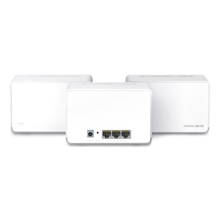 Punto De Acceso Interior Mesh Wifi 6 Mercusys Halo H70x (3-pack) Kit Tres Puntos De Acceso Interior Mesh Ax1800 Doble Banda 3