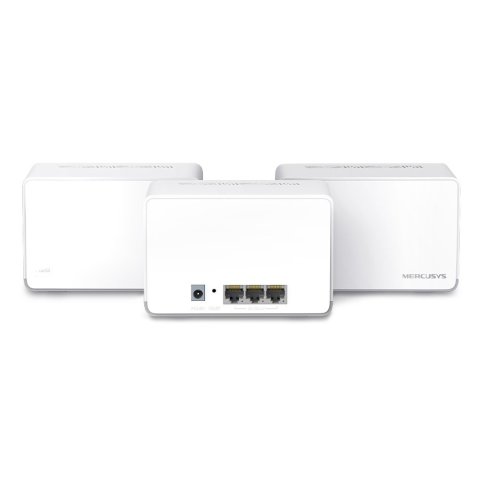 Punto De Acceso Interior Mesh Wifi 6 Mercusys Halo H70x (3-pack) Kit Tres Puntos De Acceso Interior Mesh Ax1800 Doble Banda 3