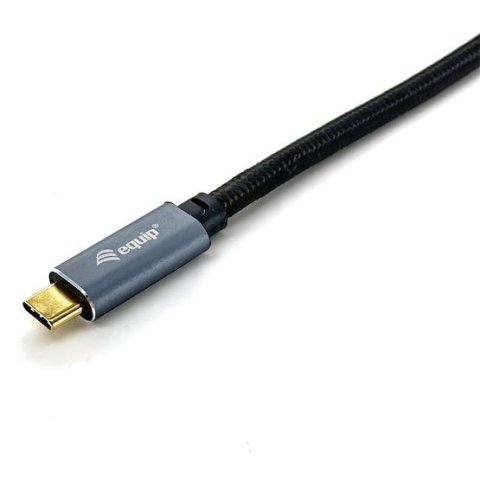 Cable Usb-c A Usb-c 3.2 Gen2 3m Equip 128359 Transferencia 10g 5a  4k 100w Color Negro