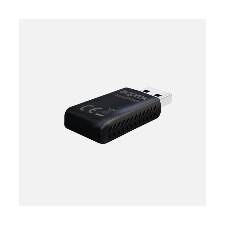 Usb Wifi 6 Approx Appusb1800 1800 Mbps 1201mbps En 5 Ghz  Negro