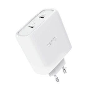 Cargador Usb Gan Trust Maxo 65w 2xusb-c Incluye Cable Usb-c 2m Color Blanco 2