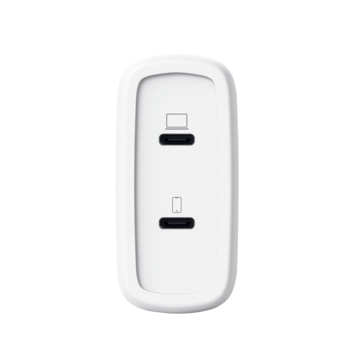 Cargador Usb Gan Trust Maxo 65w 2xusb-c Incluye Cable Usb-c 2m Color Blanco