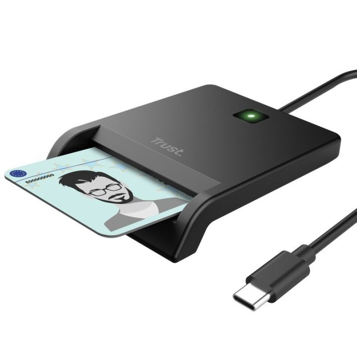 Lector Externo De Dnie Trust Primo Usb-c...