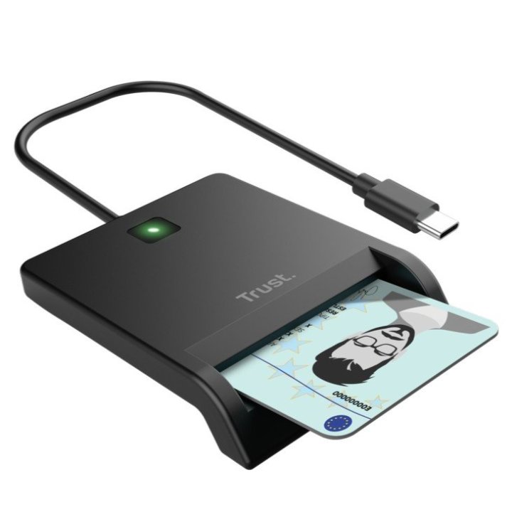 Lector Externo De Dnie Trust Primo Usb-c...