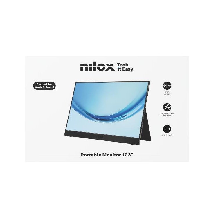 Monitor 17.3" Portable Usb-c Mini-hdmi Nilox...