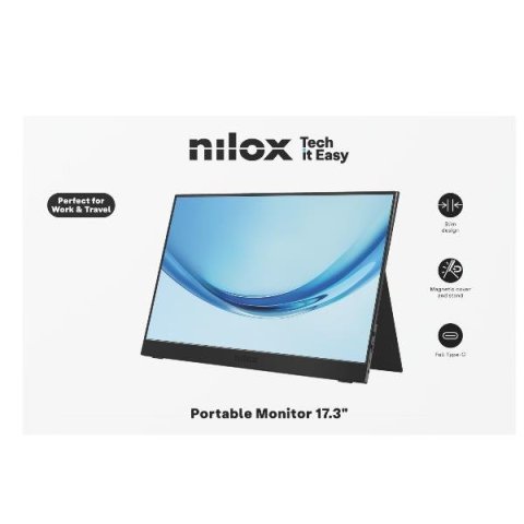 Monitor 17.3" Portable Usb-c Mini-hdmi Nilox...