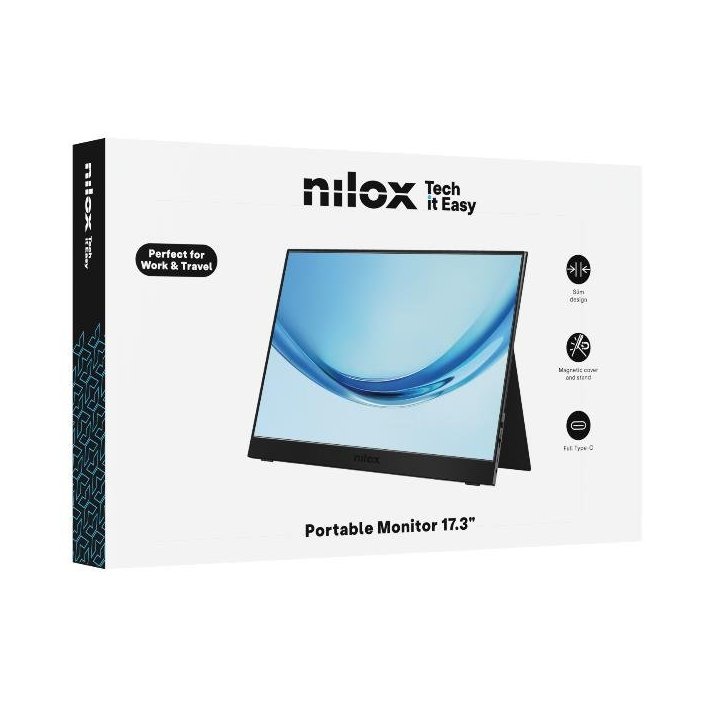 Monitor 17.3" Portable Usb-c Mini-hdmi Nilox...