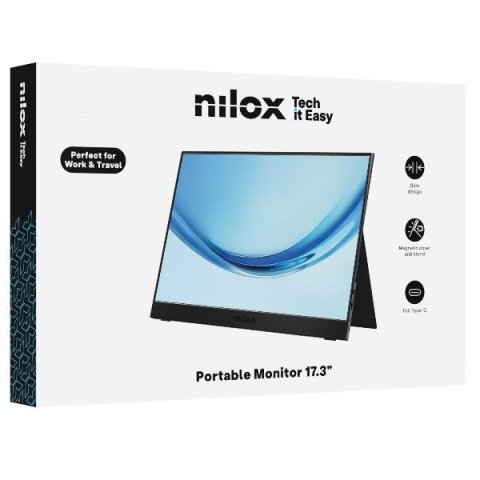 Monitor 17.3" Portable Usb-c Mini-hdmi Nilox...