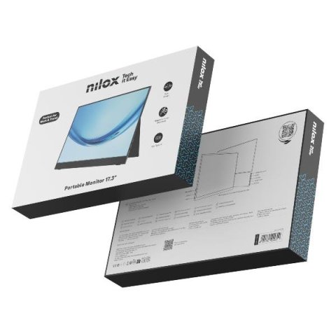 Monitor 17.3" Portable Usb-c Mini-hdmi Nilox...