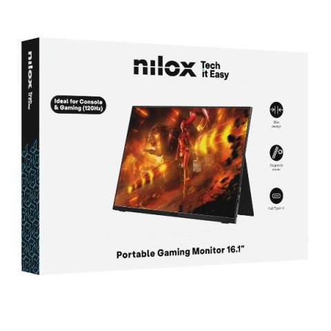 Monitor 16.1" Portable Usb-c Mini-hdmi Nilox...