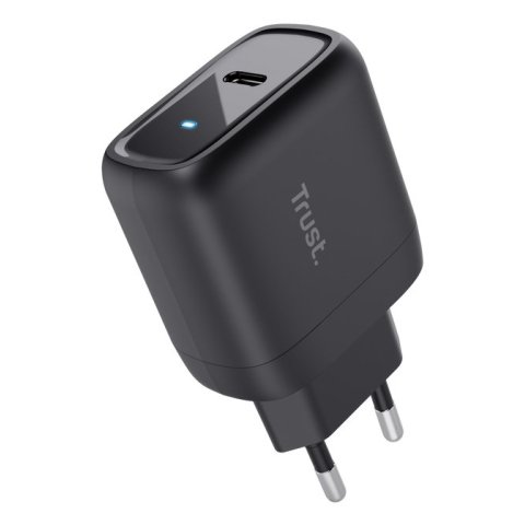 Cargador Usb Gan Trust Maxo 45w 1xusb-c Incluye Cable Usb-c 2m Color Negro