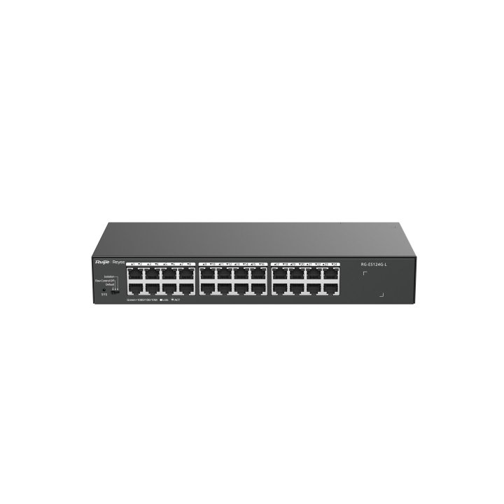 Switch No Gestionable Ruijie Rg-es124g-l 24xrj45 Gb Carcasa Metalica Montaje En Rack