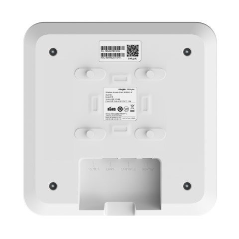 Punto De Acceso Interior Wifi 6 Ruijie Rg-rap2260(e) Ax3200 3202mbps 1x2.5gb 1xgb Poe+ Montaje Techo