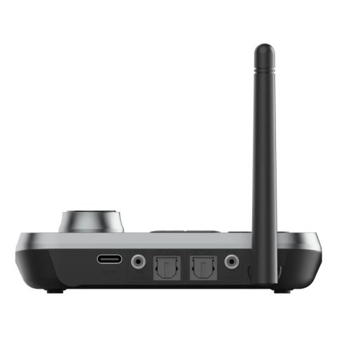 Adaptador Bluetooth Hama Link.it Duo Transmisor Receptor  Jack 3.5mm Usb-c 1m Lcd Controles 