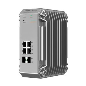 Switch Gestionable L2 Industrial Ruijie Rg-nis3100-4gt2sfp-hp 4xpoe+ 120w Gb 2xsfp Ge Carril Din