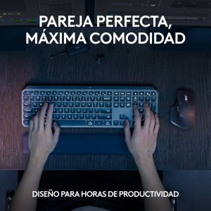 Teclado Y Mouse Logitech Wireless Y Bluetooth Mx Keys 8000dpi Color Grafito 2