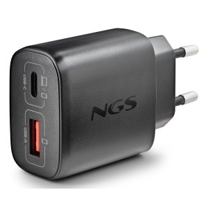Cargador Usb Gan Ngs Era 45w 1xusb-c Pd 1xusb-a Color Negro 2