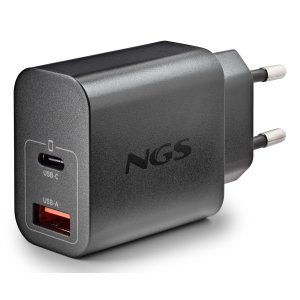 Cargador Usb Gan Ngs Era 30w 1xusb-c Pd 1xusb-a Color Negro 2