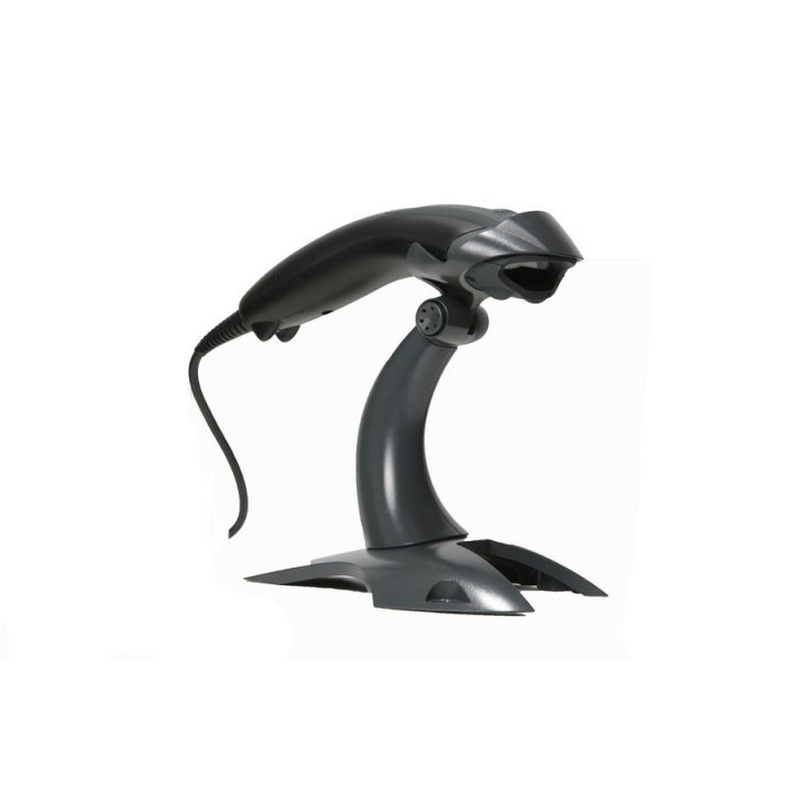 Scanner Codigo De Barras Usb Honywell Ms-1200un Lector 1d Cable Usb Y Base Color Negro