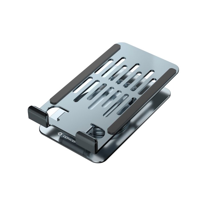 Soporte Smartphone Giratorio Y Plegable Conceptronic Thana08g Base Rotacion 360° Altura Ajustable
