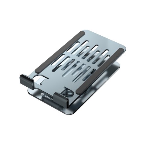Soporte Smartphone Giratorio Y Plegable Conceptronic Thana08g Base Rotacion 360° Altura Ajustable