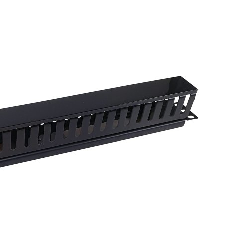 Panel De Gestion De Cables Para Rack 19" Color Plastico Negro Equip 327314