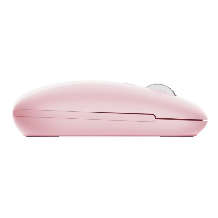 Mouse Trust Wireless Seron Hypscroll Slim 400-2400dpi 6 Botones Recargable Fsc Grs Rosa