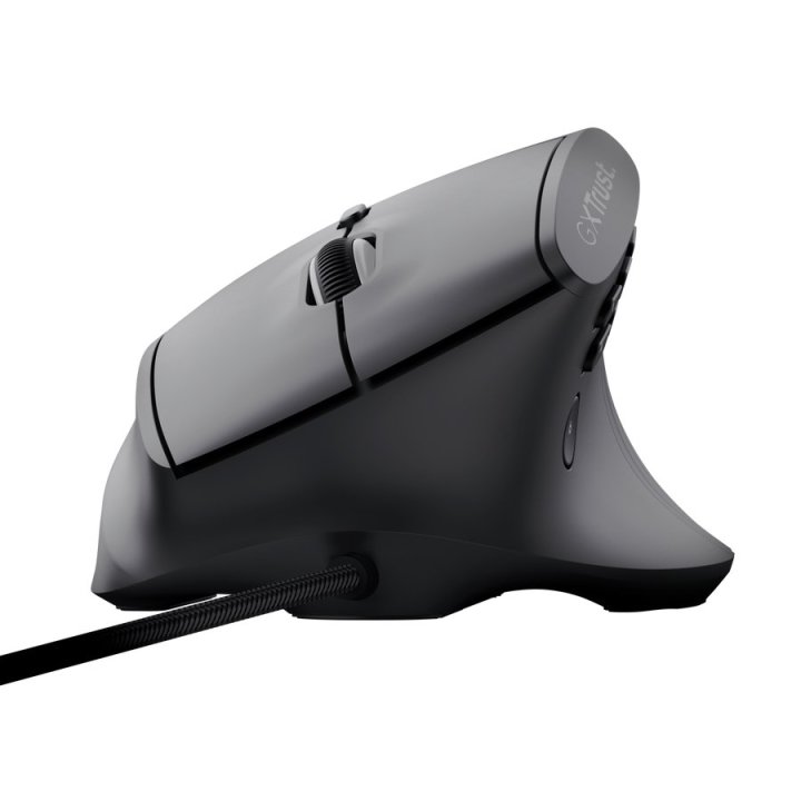 Mouse Trust Gaming  Gxt 145 Rexxa 10000dpi 6 Botones Programables Iluminacion Rgb Negro