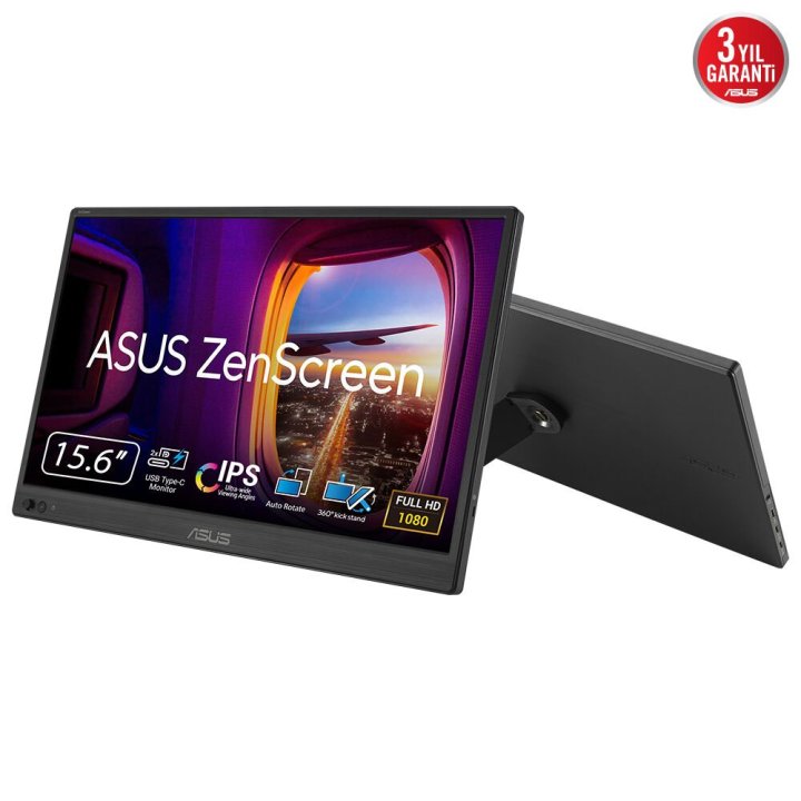 Monitor 15.6" Portable Usb-c Asus Mb169ck Ips 60hz 250cd m 5ms 1920x1080