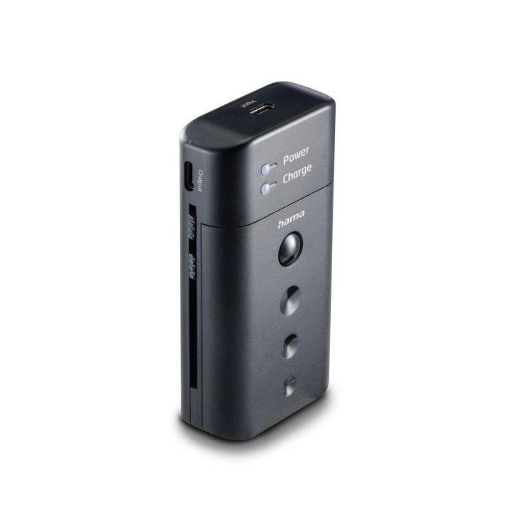 Cargador Pilas Recargables Hama Delta Travel Universal Baterias De Litio Y Nimh Usb-c Color Negro