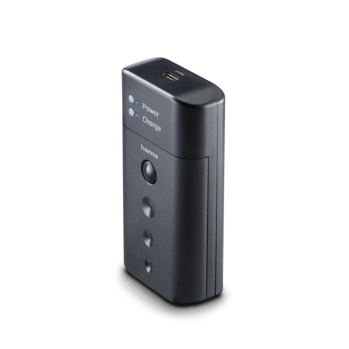 Cargador Pilas Recargables Hama Delta Travel Universal Baterias De Litio Y Nimh Usb-c Color Negro