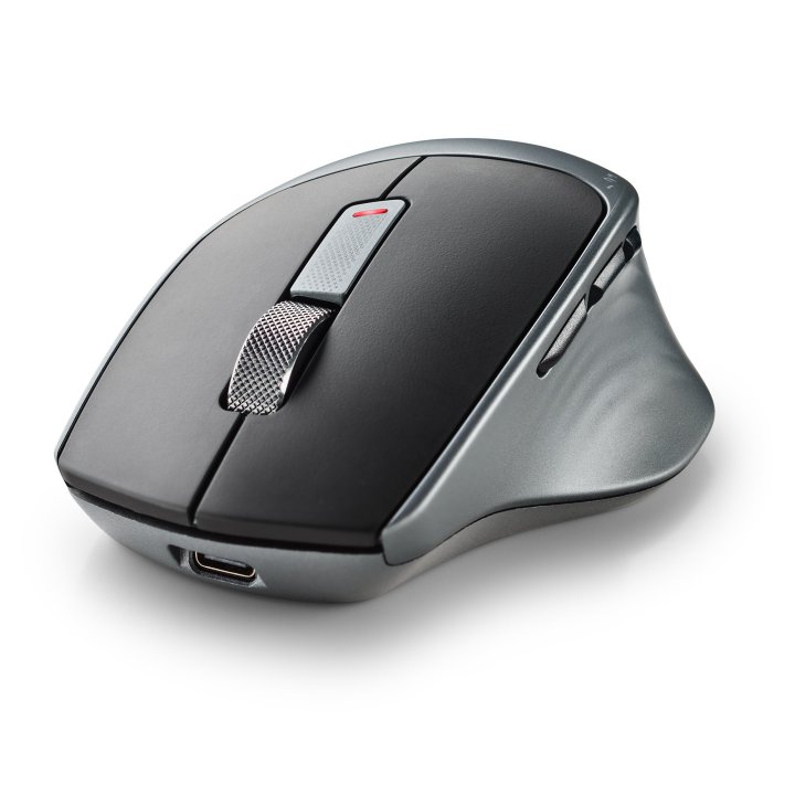 Mouse Ngs Wireless Lush-rb 2.4 Bt 1600dpi 6 Botones Recargable Silencioso Multidispositivo Negro