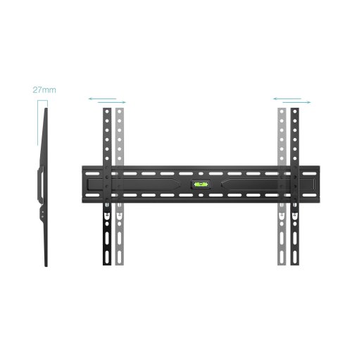 Soporte De Pared Fijo Tooq Lp1050f-b Pantalla 37-86" Max. 45kg Vesa Max. 600x400 Nivel Negro