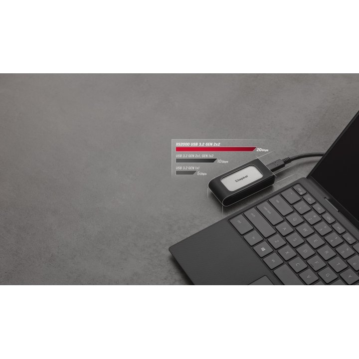 Disco M.2 Externo Kingston Sxs2000 500g 500gb - Usb 3.2 Gen 2x2